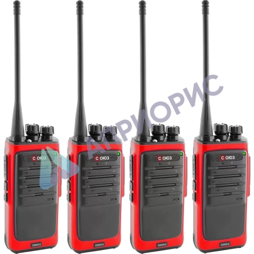 Комплект раций СОЮЗ-2х4 красный